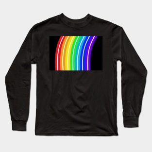 Neon Rainbow Long Sleeve T-Shirt